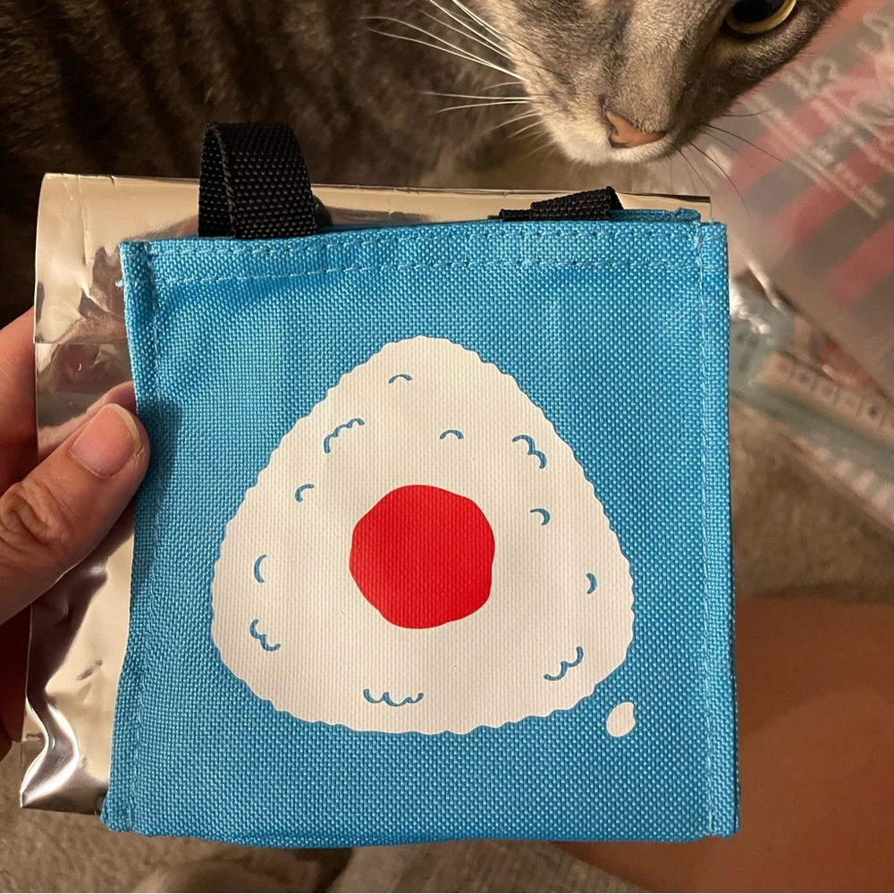 TRADED Hobonichi blue onigiri mini bag